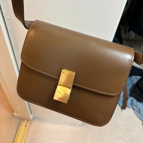 Celine Teen Box Classic Bag in Camel - Picture 1 of 4